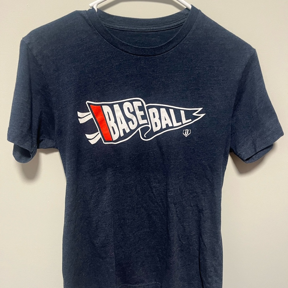 Men’s small Baseball 101 Navy Graphic T-Shirt